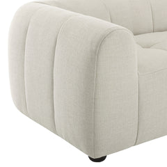 Liana Linen Upholstered Fabric Sofa - Ornate Home