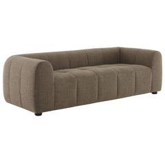 Liana Mocha Upholstered Fabric Sofa - Ornate Home
