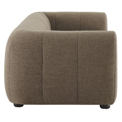 Liana Mocha Upholstered Fabric Sofa - Ornate Home