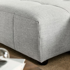 Liana Pewter Left-Facing Upholstered Fabric Modular Sofa with Chaise - Ornate Home