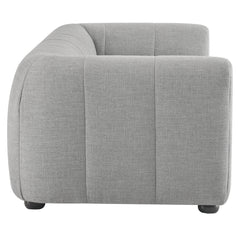 Liana Pewter Upholstered Fabric Sofa - Ornate Home