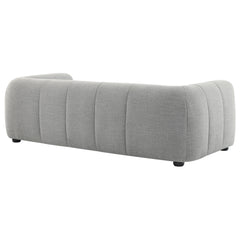 Liana Pewter Upholstered Fabric Sofa - Ornate Home