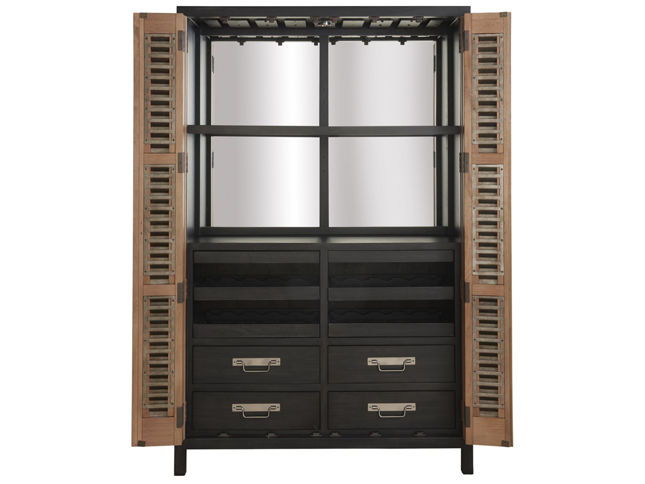 Libations Cobalt Black/Bisque Locker - Ornate Home