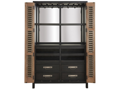 Libations Cobalt Black/Bisque Locker - Ornate Home