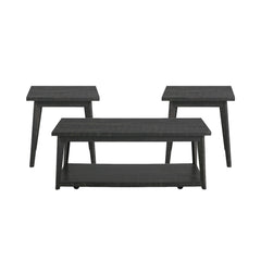 Libby Black Three Pack Occasional Table Set - Ornate Home