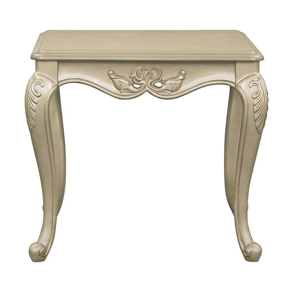 Libertee Champagne End Table - Ornate Home