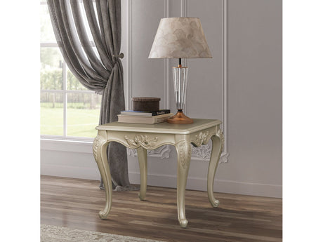 Libertee Champagne End Table - Ornate Home