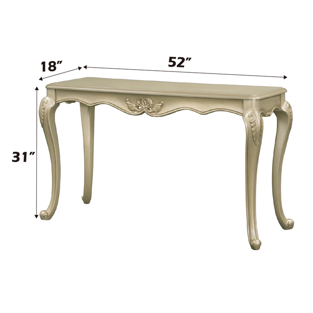Libertee Champagne Sofa Table - Ornate Home