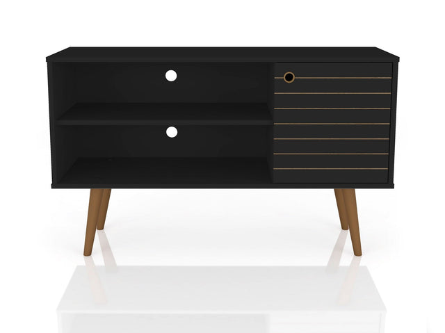 Liberty 42.52 TV Stand in Black - Ornate Home