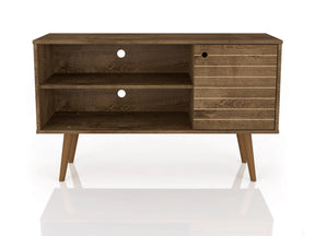 Liberty 42.52 TV Stand in Rustic Brown - Ornate Home