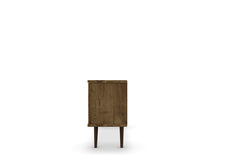 Liberty 53.14" Mid-Century Modern TV Stand in Rustic Brown - Ornate Home