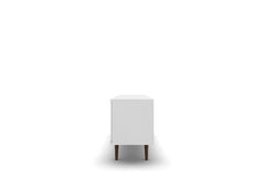 Liberty 62.99" Mid-Century Modern TV Stand in White - Ornate Home