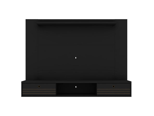 Liberty 70.86 Floating Entertainment Center in Black - Ornate Home