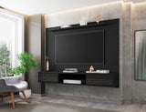 Liberty 70.86 Floating Entertainment Center in Black - Ornate Home