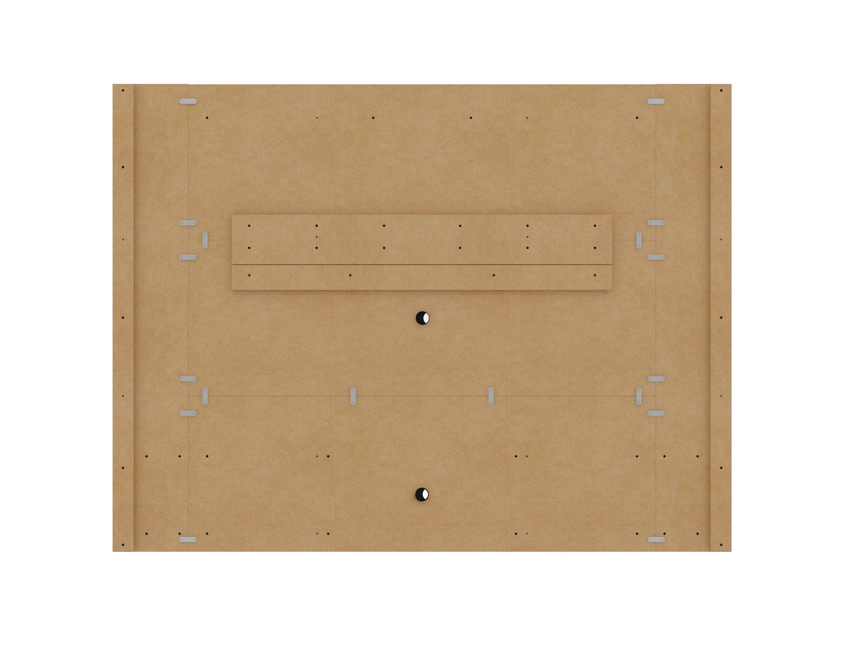 Liberty 70.86 Floating Entertainment Center in Black - Ornate Home