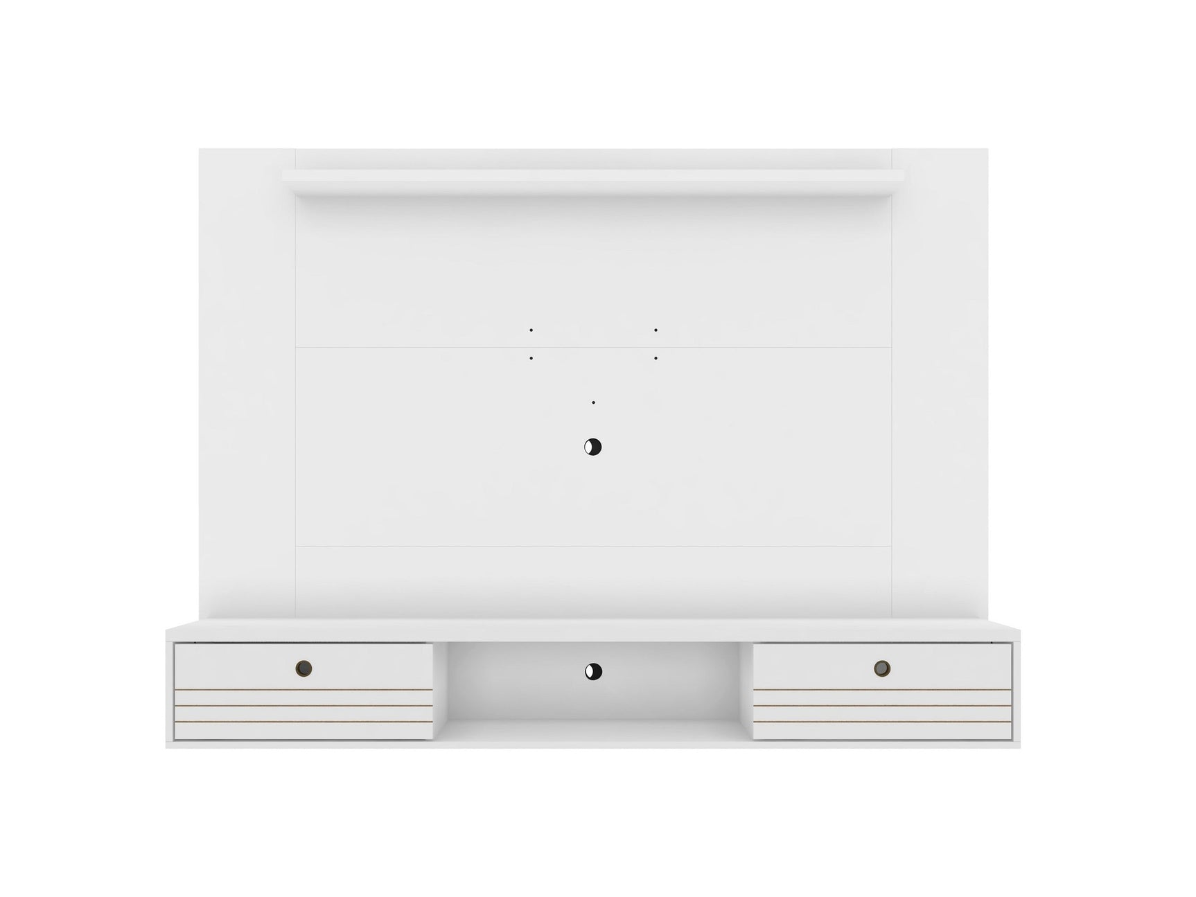 Liberty 70.86 Floating Entertainment Center in White - Ornate Home