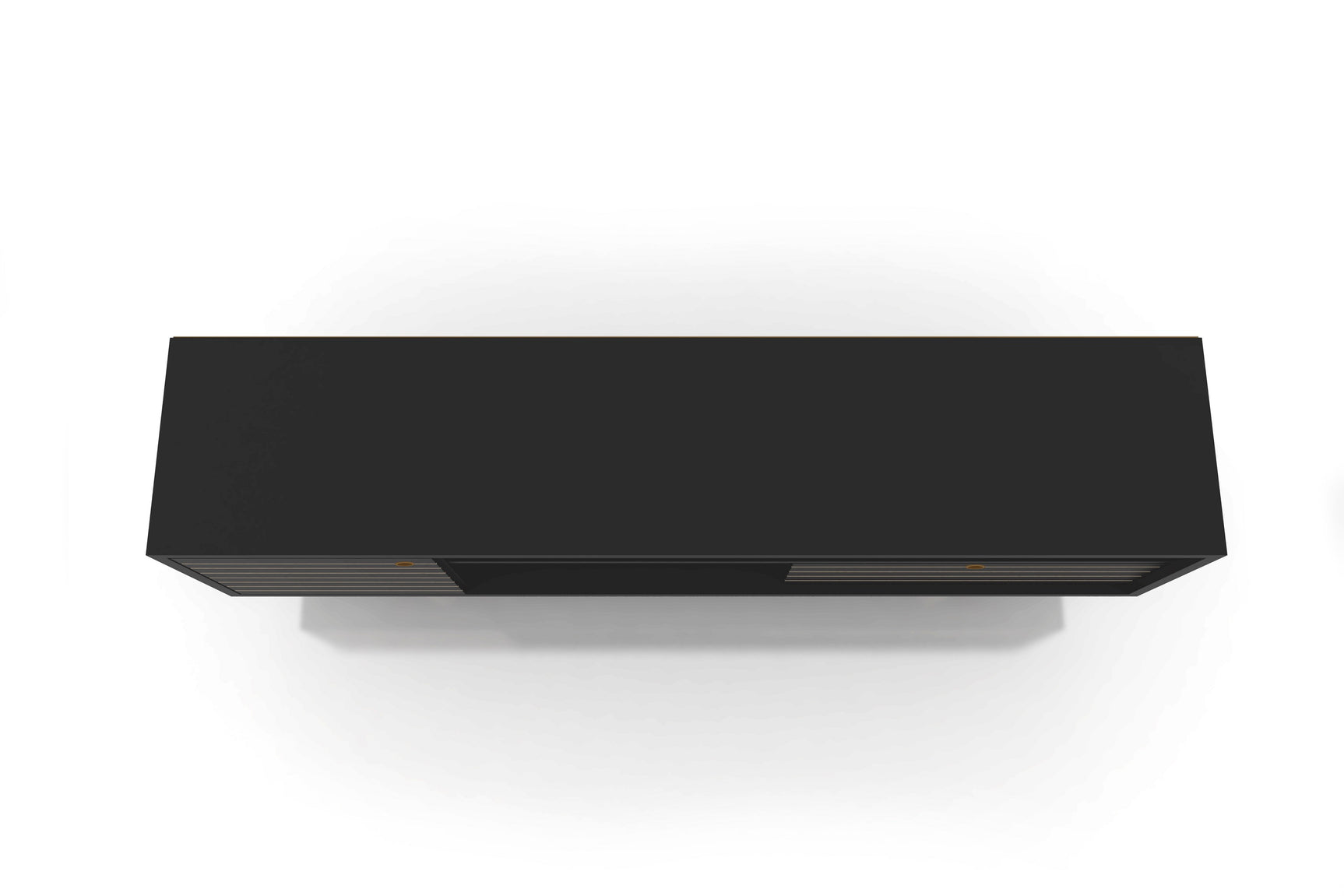 Liberty 70.86" Mid-Century Modern TV Stand in Black - Ornate Home