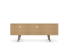 Liberty 70.86" Mid-Century Modern TV Stand in Black - Ornate Home
