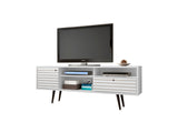Liberty 70.86" Mid-Century Modern TV Stand in White - Ornate Home