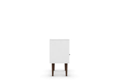 Liberty Mid-Century Modern Nightstand 1.0 in White and Yellow - Ornate Home