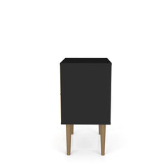 Liberty Nightstand 1.0 in Black - Ornate Home