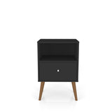 Liberty Nightstand 1.0 in Black - Ornate Home