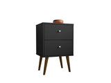 Liberty Nightstand 2.0 in Black - Ornate Home