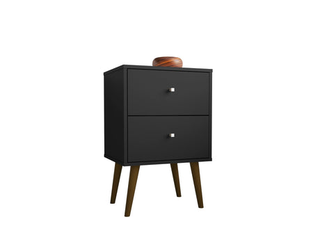 Liberty Nightstand 2.0 in Black - Ornate Home