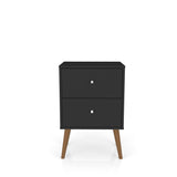 Liberty Nightstand 2.0 in Black - Ornate Home