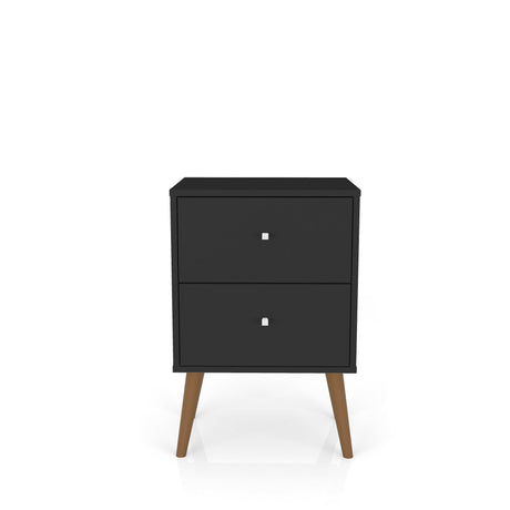 Liberty Nightstand 2.0 in Black - Ornate Home