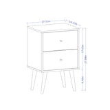 Liberty Nightstand 2.0 in Rustic Brown - Ornate Home