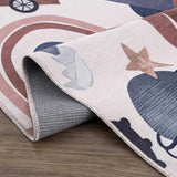 Libra Rainbow Kids Washable Area Rug - Clearance - Ornate Home