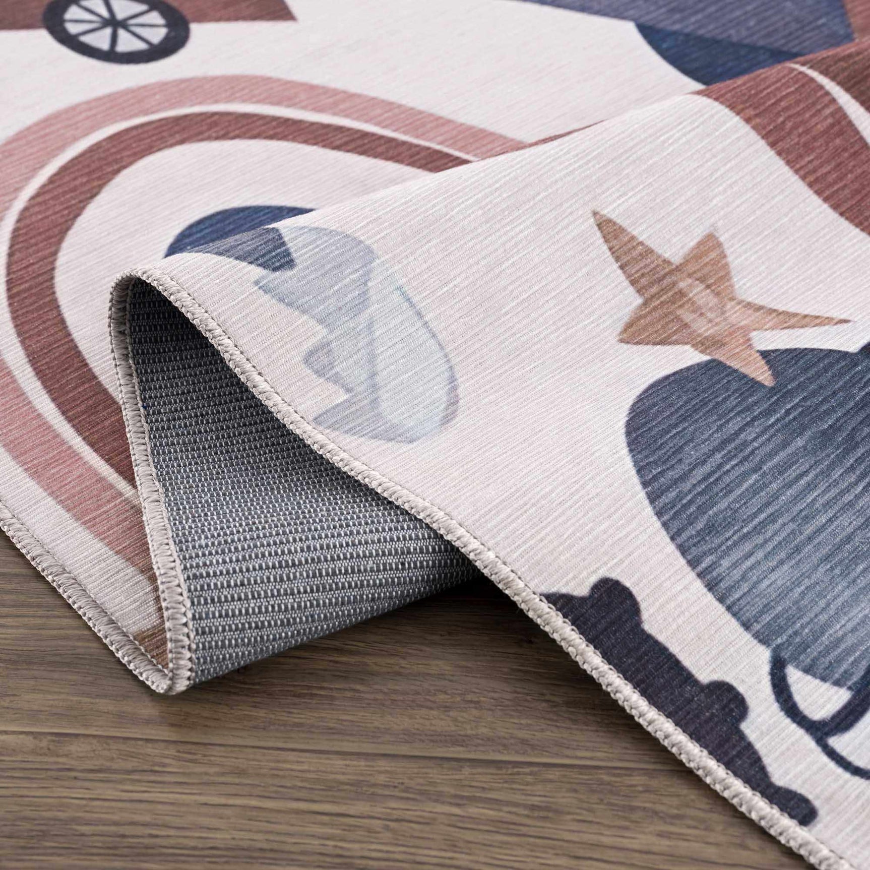 Libra Rainbow Kids Washable Area Rug - Clearance - Ornate Home