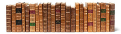 Library Luxe Brown Faux Leather Books (Set of 24) - Ornate Home