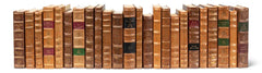 Library Luxe Brown Faux Leather Books (Set of 24) - Ornate Home