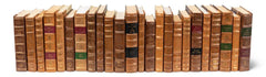 Library Luxe Brown Faux Leather Books (Set of 24) - Ornate Home