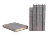 Library Luxe Grey Books (Set of 12) - Ornate Home