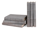 Library Luxe Grey Books (Set of 12) - Ornate Home