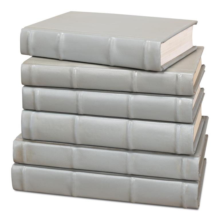 Library Luxe Grey Books (Set of 12) - Ornate Home