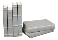 Library Luxe Grey Books (Set of 12) - Ornate Home