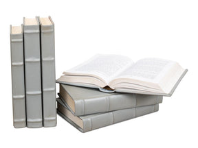 Library Luxe Grey Books (Set of 12) - Ornate Home