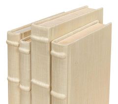 Library Luxe Ivory Books (Set of 12) - Ornate Home