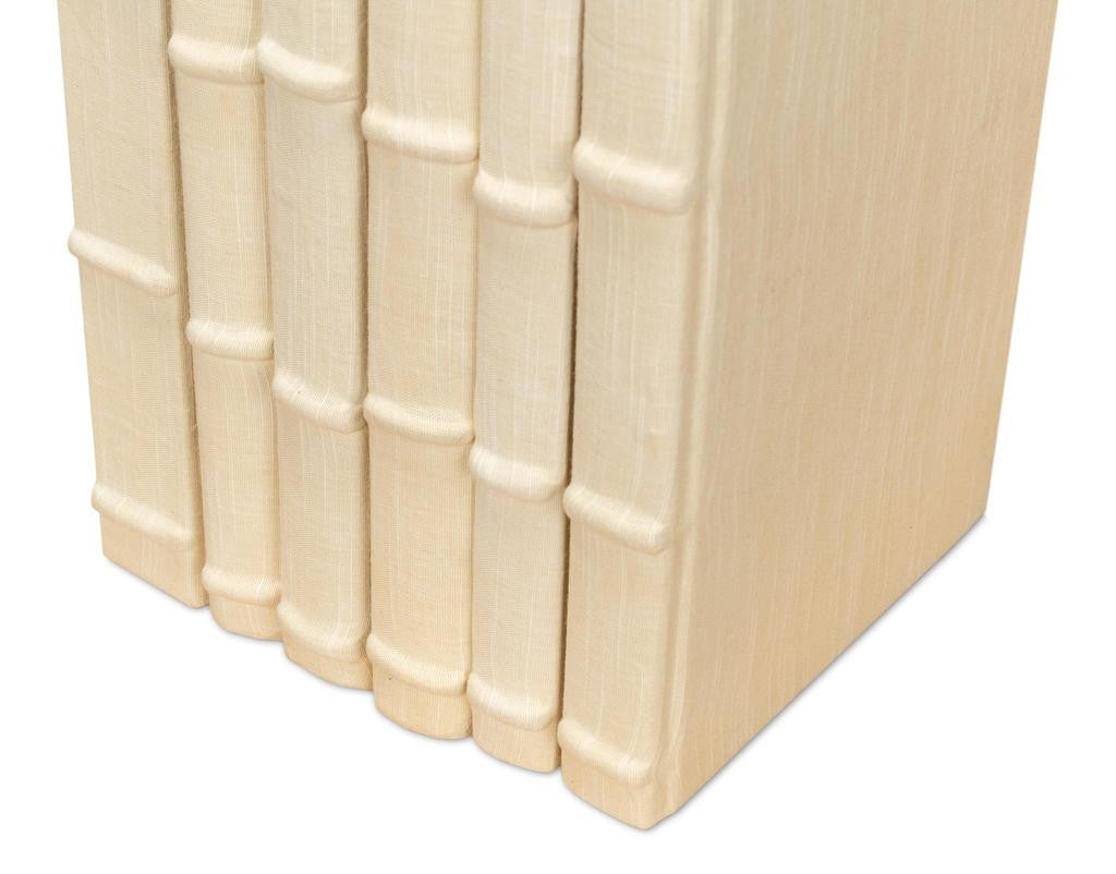 Library Luxe Ivory Books (Set of 12) - Ornate Home