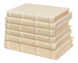 Library Luxe Ivory Books (Set of 12) - Ornate Home