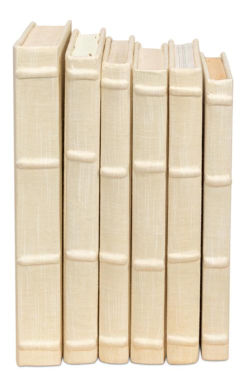 Library Luxe Ivory Books (Set of 12) - Ornate Home