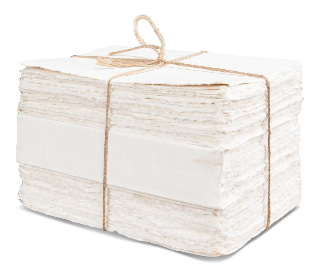 Library Luxe Ivory Books (Set of 6) - Ornate Home