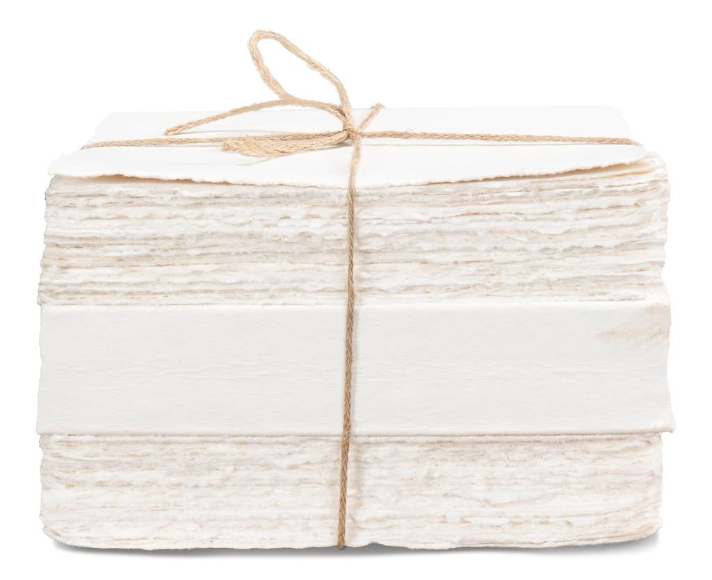 Library Luxe Ivory Books (Set of 6) - Ornate Home