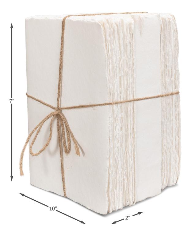 Library Luxe Ivory Books (Set of 6) - Ornate Home
