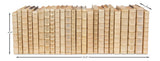 Library Luxe Ivory Leather & Paper Books (Set of 24) - Ornate Home