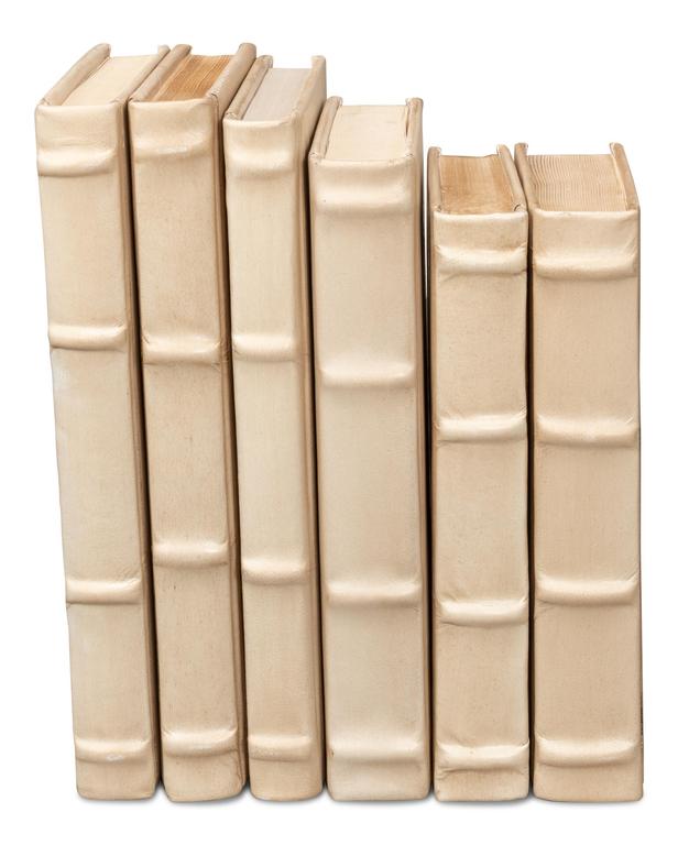 Library Luxe White Books (Set of 12) - Ornate Home